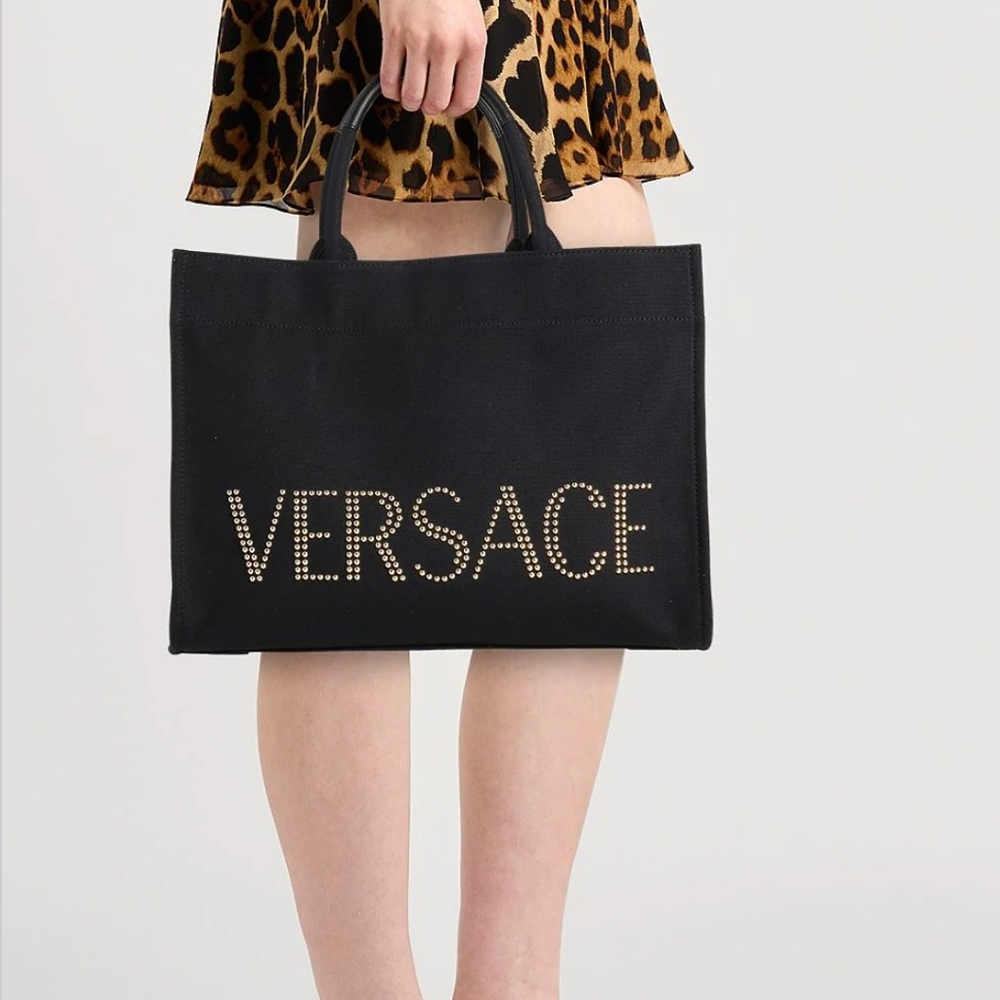 Versace Black Tote Bag